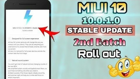 New Miui10 Schedule|2nd Batch 3rd Batch|Xiaomi|Redmi|Roll Out|.