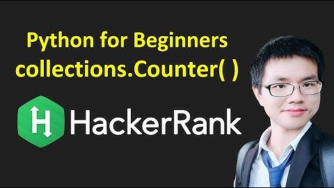 collections.Counter( ) HackerRank in Python