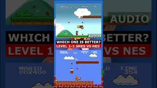 Level 1-1 Super Mario Bros 1 (NES VS SNES) - Which version is better?