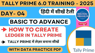 How to create Ledger in Tally Prime | टैली प्राइम में लेजर कैसे बनाते हैं