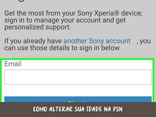 Como trocar seu email de login na PSN