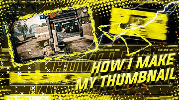 Make This Amazing Pubg Mobile Montage Thumbnail | Pubg montage thumbnail TUTORIAL | cosmic bro