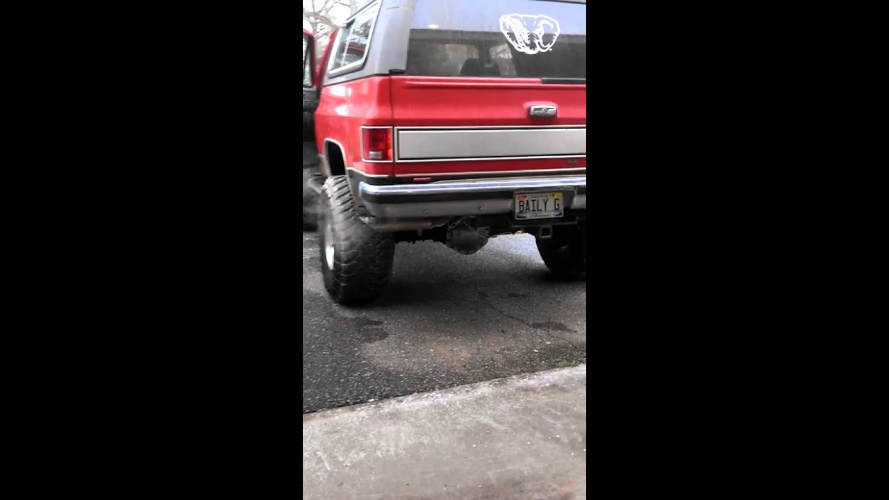 K5 blazer cat back exhaust YouTube