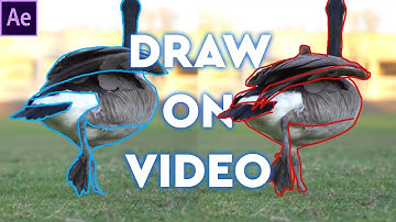 How to Draw On Video - Adobe After Effects Tutorial (Animated Scribble Effect)