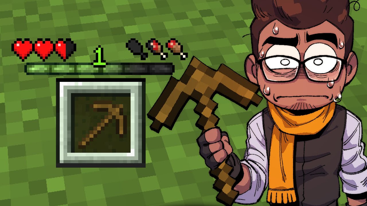 Minecraft, but I start with NO INVENTORY?