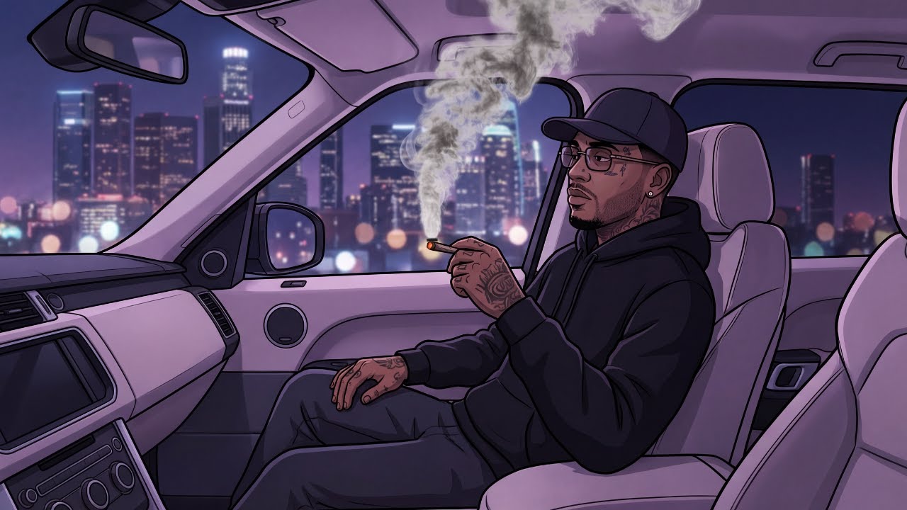 Violet Streets at Night — Chill Rap & Bluesy 420 Flow