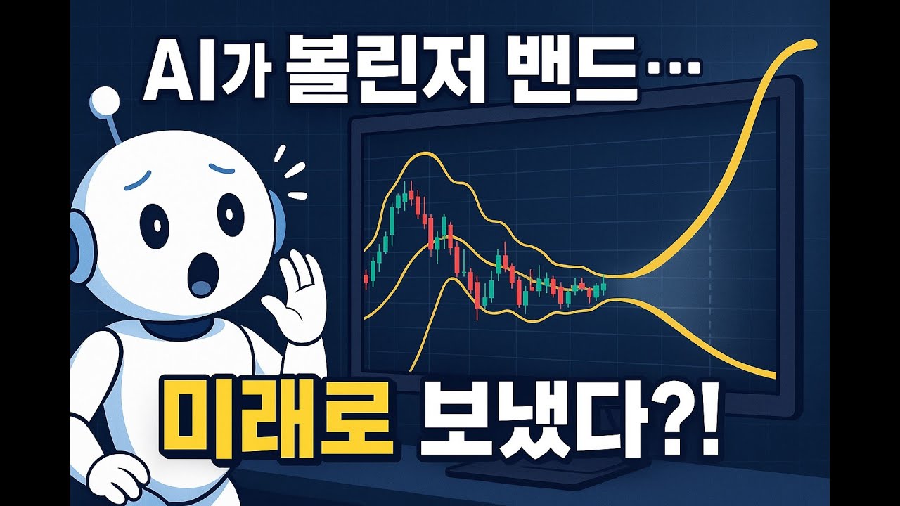 [키움증권 수식만들기 38탄]  AI가 볼린저 밴드를 ‘미래로’ 보냈더니 생긴 일?! 아무도 생각 못한 전략 공개