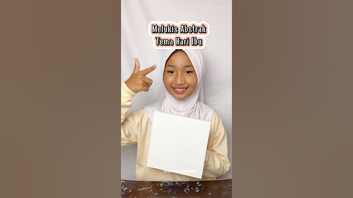 Melukis Tema Hari Ibu Bersama Noura #hariibu #mothersday #lukisanabstrak