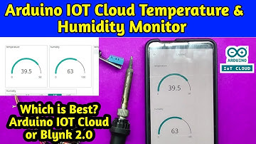 Arduino IOT Cloud with ESP32 & DHT11 || Arduino IoT Cloud and ESP32 with DHT11  Temperature monitor