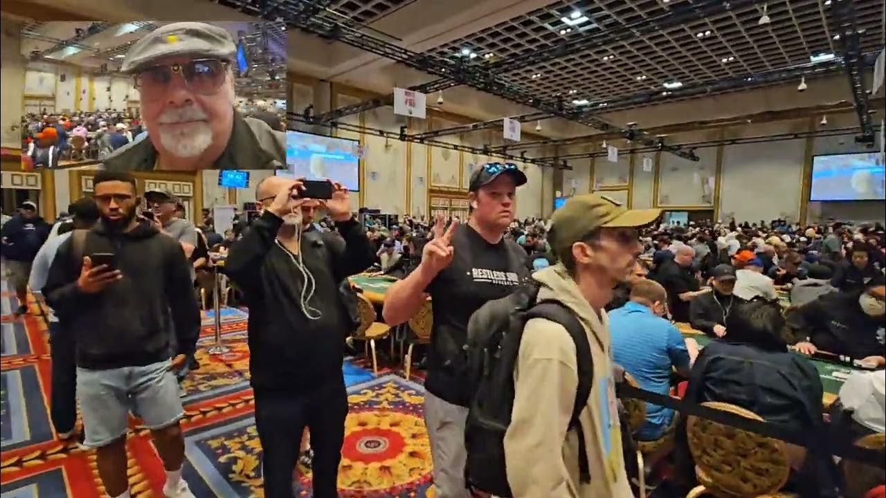 6,084 + Players Massive Lines, WSOP Buy In Last Flight YouTube