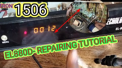 EL880D ECHOLINK SIM GPRS Universal,1506c Red Light problem Repair light,blanking dead reciver