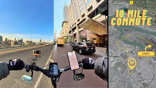 Full Evening Rush Hour NYC Commute | Nami Burn E Electric Scooter | Ride POV  [4K]