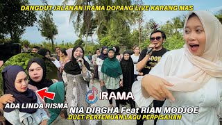 Nia Dirgha Feat Rian Modjoe Duet Pertemuan Versi Musik Jalanan Irama Dopang Live Karang Mas Lingsar