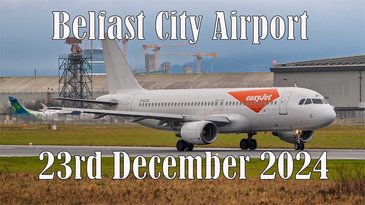Runway 22 Action @ Belfast City Airport (BHD) : 23rd December 2024