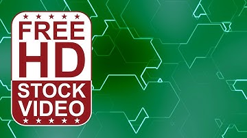 Free Stock Videos – abstract animated hexagon shapes morphing shaping on green background 2D