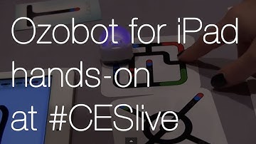 Hands-On with the autonomous Ozobot robots for iPad from #CESLive