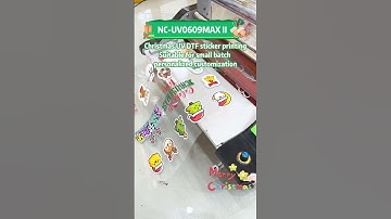 How to do the uv dtf printing on Nocai new A1 digital uv flatbed printer NC-UV0609MAX-II?