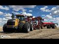 BIG SEEDING ACTION CAT Challenger MT965E MT875C Fendt 1151 MT Saskatchewan SIX PACK FARMs 