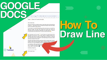 How To Draw A Line Or A Signature Line In Google Docs