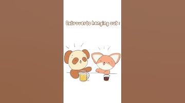 Difference between introverts and extroverts when they hang out #introvert #extrovert #comedy