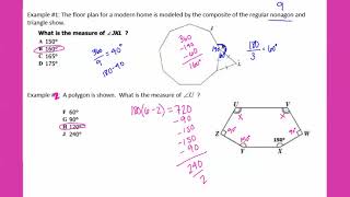 Topic 5 - Polygons and Triangle Sides and Angles