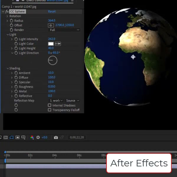 After Effects Creating a Globe - YouTube