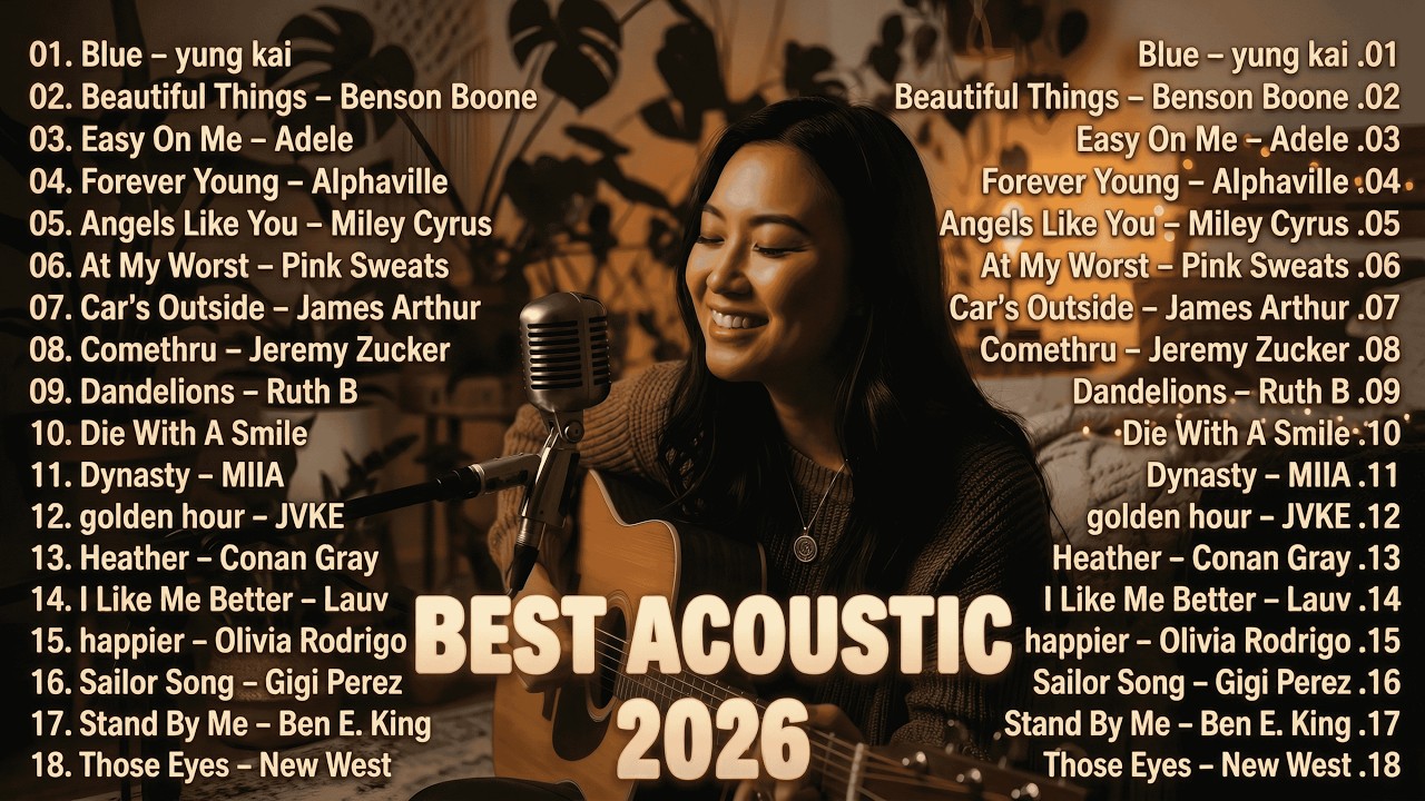 Best Acoustic Love Song 2026 🎵| Trending TikTok Song 2026 ~ Billie Eilish, Pink Sweat$, Adele