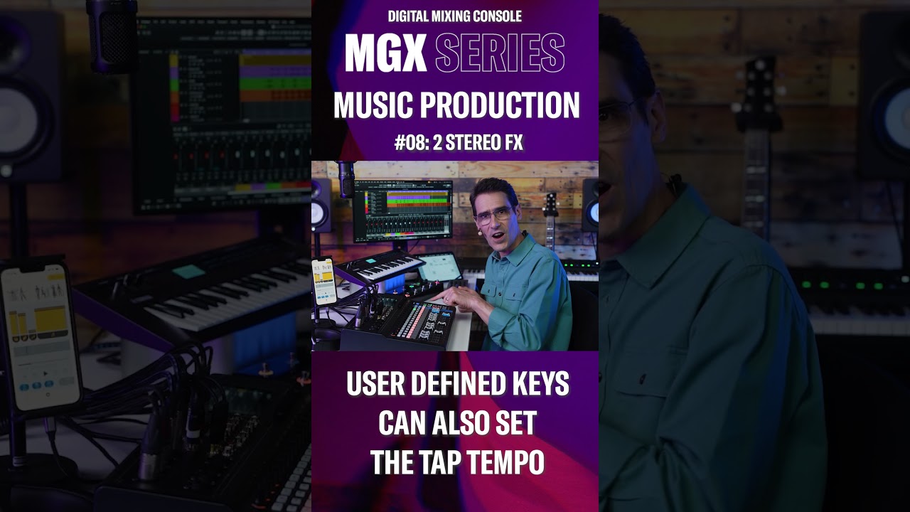 Yamaha MGX Series MUSIC PRODUCTION Setup Video #08 2 STREREO FX