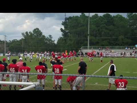 Chase Hart escaping the sack and hitting WR