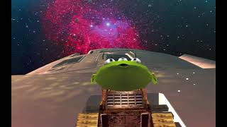 WALL E playthrough part 5 (Taking flight, Surprise departure and Stowaway to space)