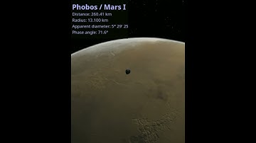 Phobos the largest satellite of the planet mars #asteroid #phobos #satelite #mars