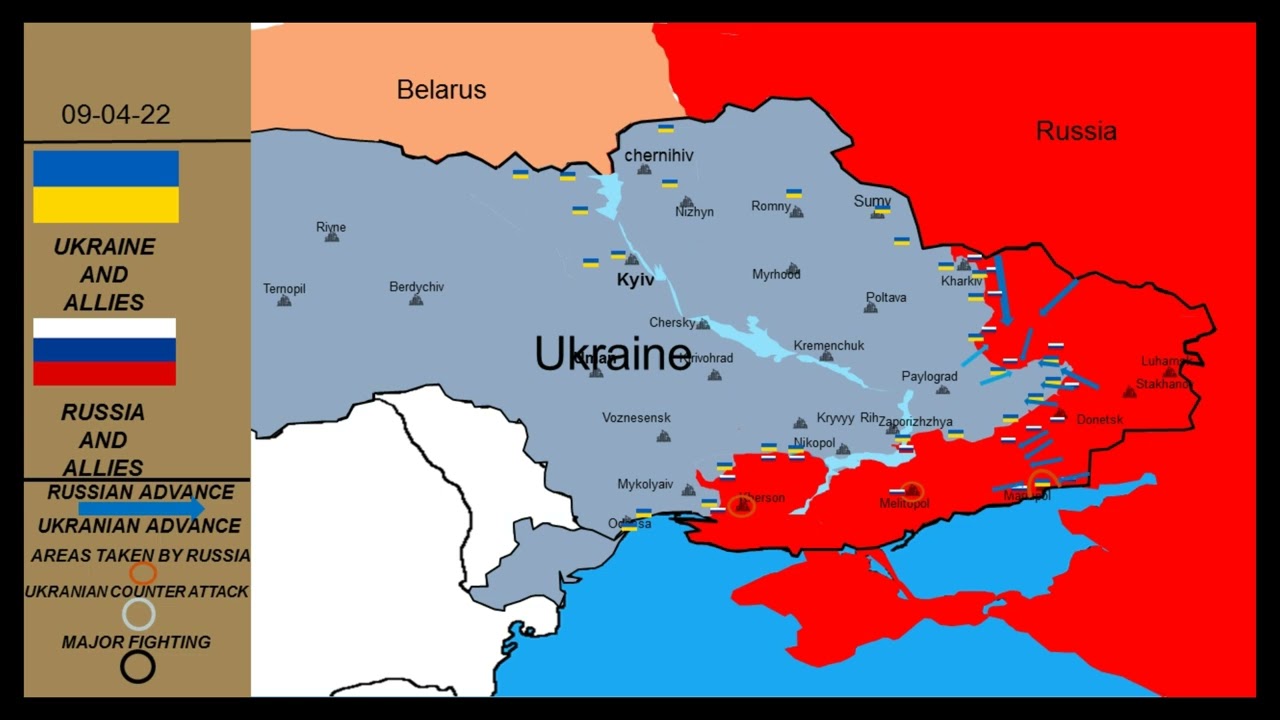 Russian Invasion of Ukraine:Day 44 [09 April 2022]