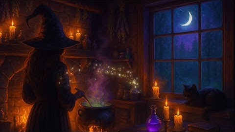 Witch Halloween Background Eerie Mix Soundscape Music & Ambience @NordicDriftASMR  