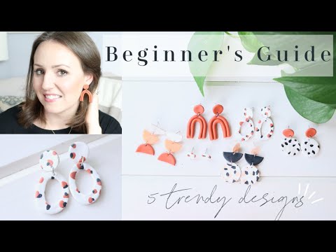 Video: How To Make Polymer Clay Earrings With Your Own Hands