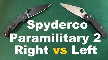 Spyderco Paramilitary 2: Left In The Right Place