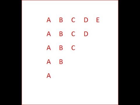 Pattern Printing in C Programming #6 - Code Ambition