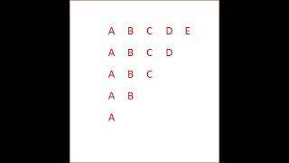 Pattern Printing in C Programming #6 - Code Ambition