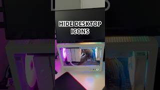 How to hide desktop icons #shorts #windowstips #pctips #windowstipsandtricks #pc #windowstricks