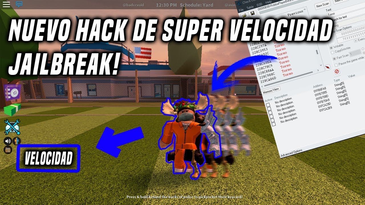 Hack Para Tener Super Velocidad Jailbreak Roblox - hack para correr rapido en roblox 2018