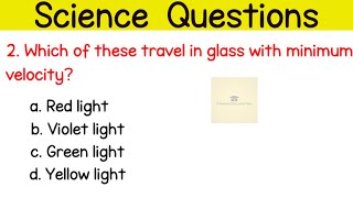 Top 25 Science GK Question || Science GK Most Important Questions || General Science Questions 2023