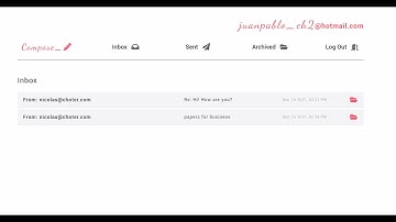 CS50 Project 3: Mail app using Javascript
