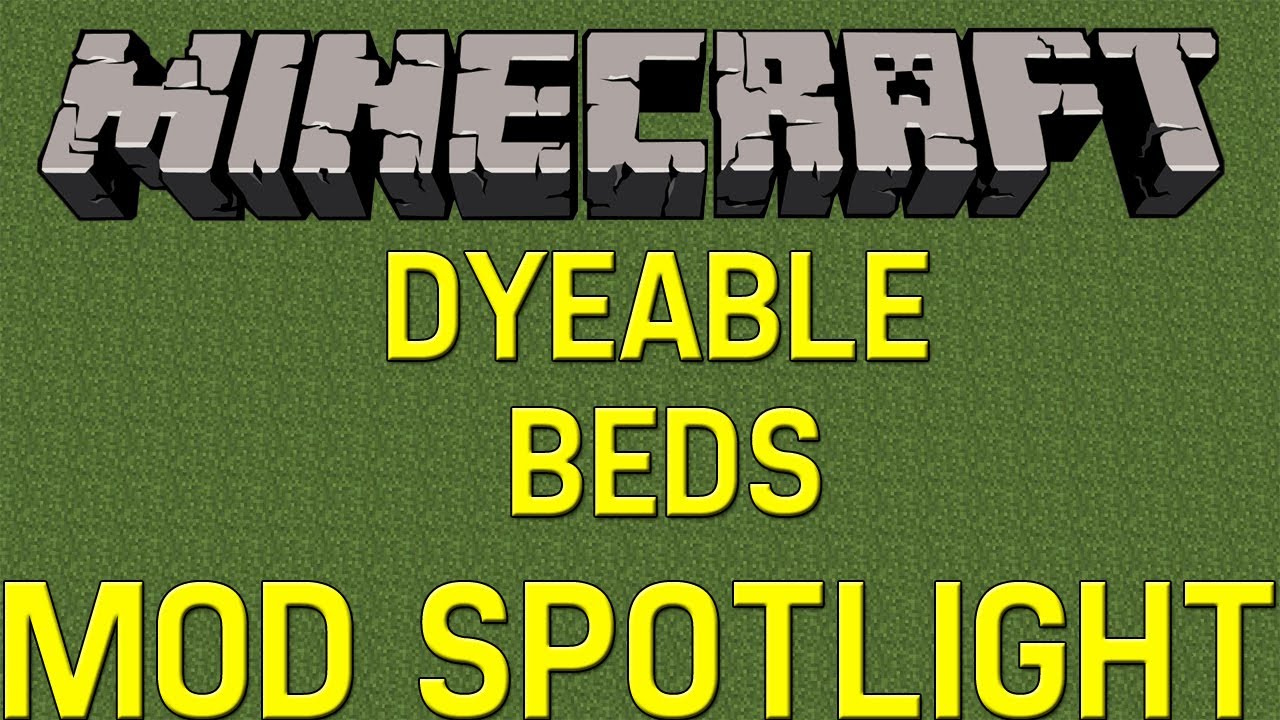 Minecraft - Dyeable Beds Mod Spotlight