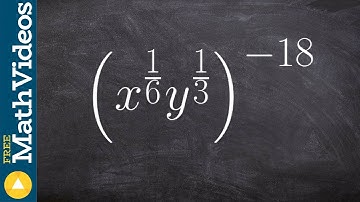 Simplifying  an expression with rational  and negative exponents