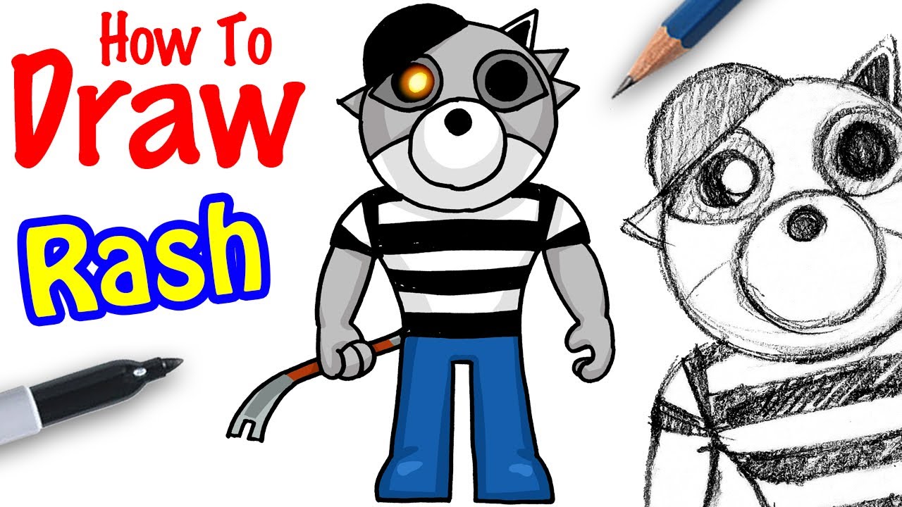 How To Draw Torcher Roblox Piggy Youtube - piggy drawing roblox torcher