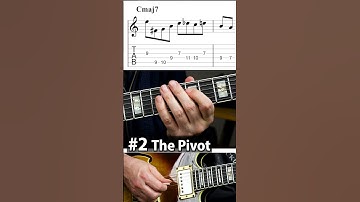 3 Easy Chromatic Jazz Licks 😎 #jazzguitar