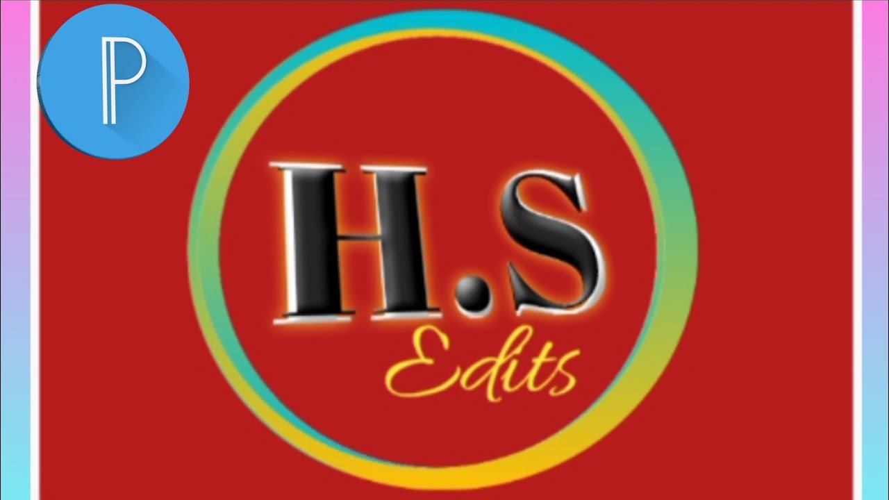 How to Design a Logo in Pixel Lab | HS edits Logo Design | HS Edits