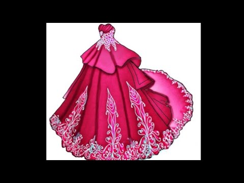 Illustration Beautiful Girl Dressed Ball Gown Royalty Free SVG, Cliparts,  Vectors, and Stock Illustration. Image 41666954.