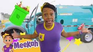 meekahs recycling truck song clean machine meekah educational videos for kids