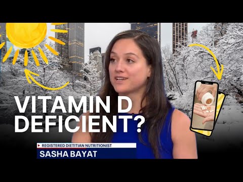 Dr. Anastasios Manessis on a TV segment about vitamin D and winter fatigue