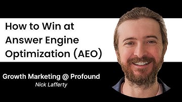 How to Win at Answer Engine Optimization - Profound Head of Growth Nick Lafferty
